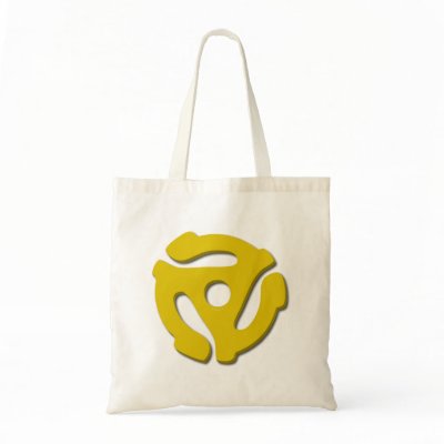 45 Record Adapter Canvas Bags by JMGNole