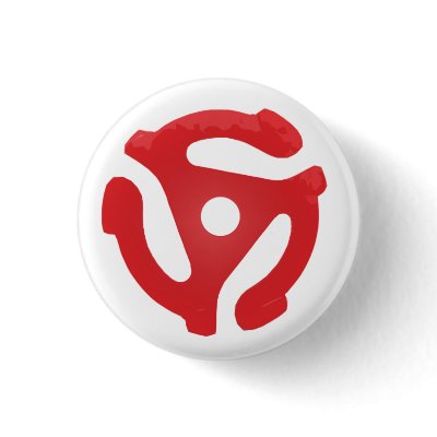 45 Record Centre button by teebag