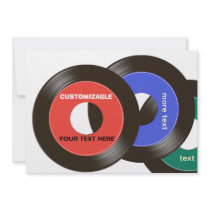 45 Records Customizable