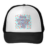 45 Red Dots Old Mesh Hats