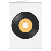 45 rpm Record Greeting Card