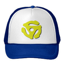45 RPM Record Insert Hat Yellow hats