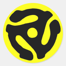 45 RPM Record Insert Sticker