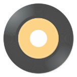 45 rpm Record Sticker