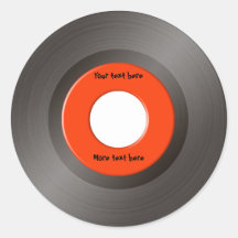 45 RPM stickers