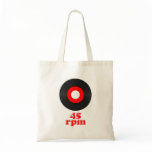 45 rpm Tote Tote Bags
