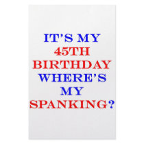 45 Where's my spanking?