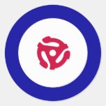 45rpm Mod Target T-Shirt Stickers