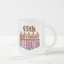 45th Birthday Gifts Coffee Mug