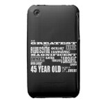 45th Birthday Party Greatest Forty Five Year Old iPhone 3 Covers