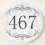 467 Area Code Drink Coasters