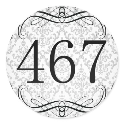 467 Area Code Round Sticker by AreaCodes