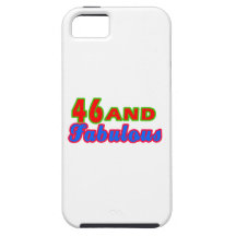 46 and Fabulous Birthday Designs iPhone 5 Case