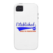 46 Birthday Aged To Perfection iPhone 4/4S Cases