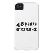 46 years of experience iPhone 4 case