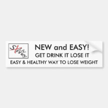 4709219, EASY & HEALTHY WAY TO LOSE WEIGHT , GE... BUMPER STICKERS