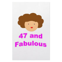 47 and Fabulous! Stationery Design