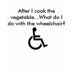 483px-Wheelchair_symbol.svg, After I cook the v... Tshirts