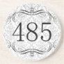 485 Area Code Drink Coaster