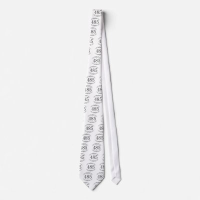 485 Area Code Custom Ties by AreaCodes