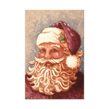 4884 Santa Claus Christmas Stretched Canvas Prints