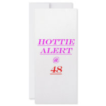 48 Hottie Alert Full Color Rack Card