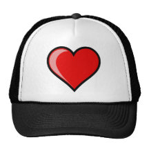 491px-Heart_left-highlight_jon_01_svg Trucker Hat