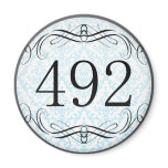 492 Area Code Fridge Magnet