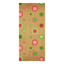 _496_circles-paper POLKADOT PATTERN PINKS GREENS Rack Card Design