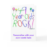 49 year Olds Rock ! Greeting Cards
