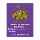 4.5" x 5.6" Party Time Creatives Mardi Gras flyers
