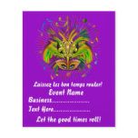 4.5" x 5.6" Party Time Creatives Mardi Gras