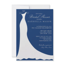 4.5 x 6.25 Sodalite Blue | Bridal Shower Invite