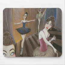 '4 Ballerinas' mousepad