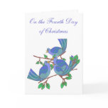 4 Calling Birds Greeting Cards