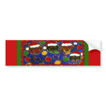 4 Christmas Bumper Sticker