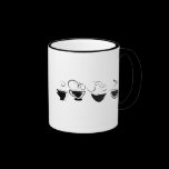 4 Cute Swirly Coffee Mugs mugs