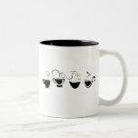 4 Cute Swirly Coffee Mugs mugs