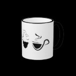 4 Cute Swirly Coffee Mugs mugs