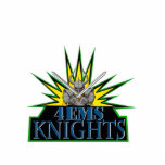 4 EMS Knights photo sculptures