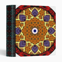 4 Flames Round Shield Alternate Binders