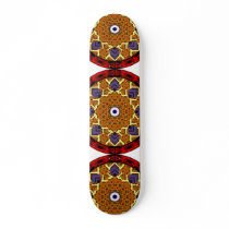4 Flames Round Shield Alternate