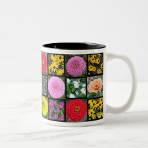 '4' floral tasse