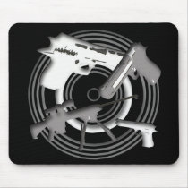 4 Guns Mousepad