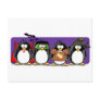4 Halloween Penguins Post Card