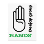 4 Hands Cartão Postal