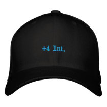+4 Int. Embroidered Hats