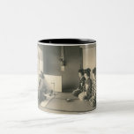 4 japanese ladies sitting mug