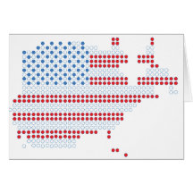 4 juillet - Jour de la Déclaration d'Indépendance  Carte De Vœux