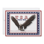 4 July "Independence day" party CUSTOMIZABLE Invitations